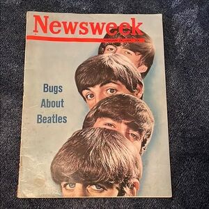 1964 Newsweek Magazine - Bugs About Beatles